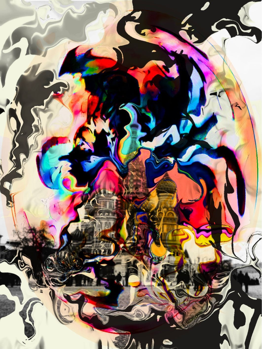 BasilsTo - Mixed Media (Digital Painting/Photograph) 60x80cm Ultra HD Print Under Plexiglass