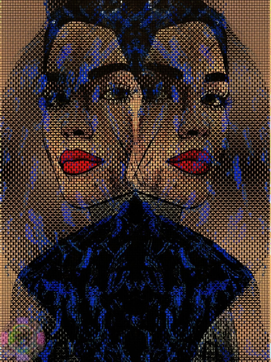 Marked 725 - A 60x80cm Digital Painting Printed On Canvas (One Only)