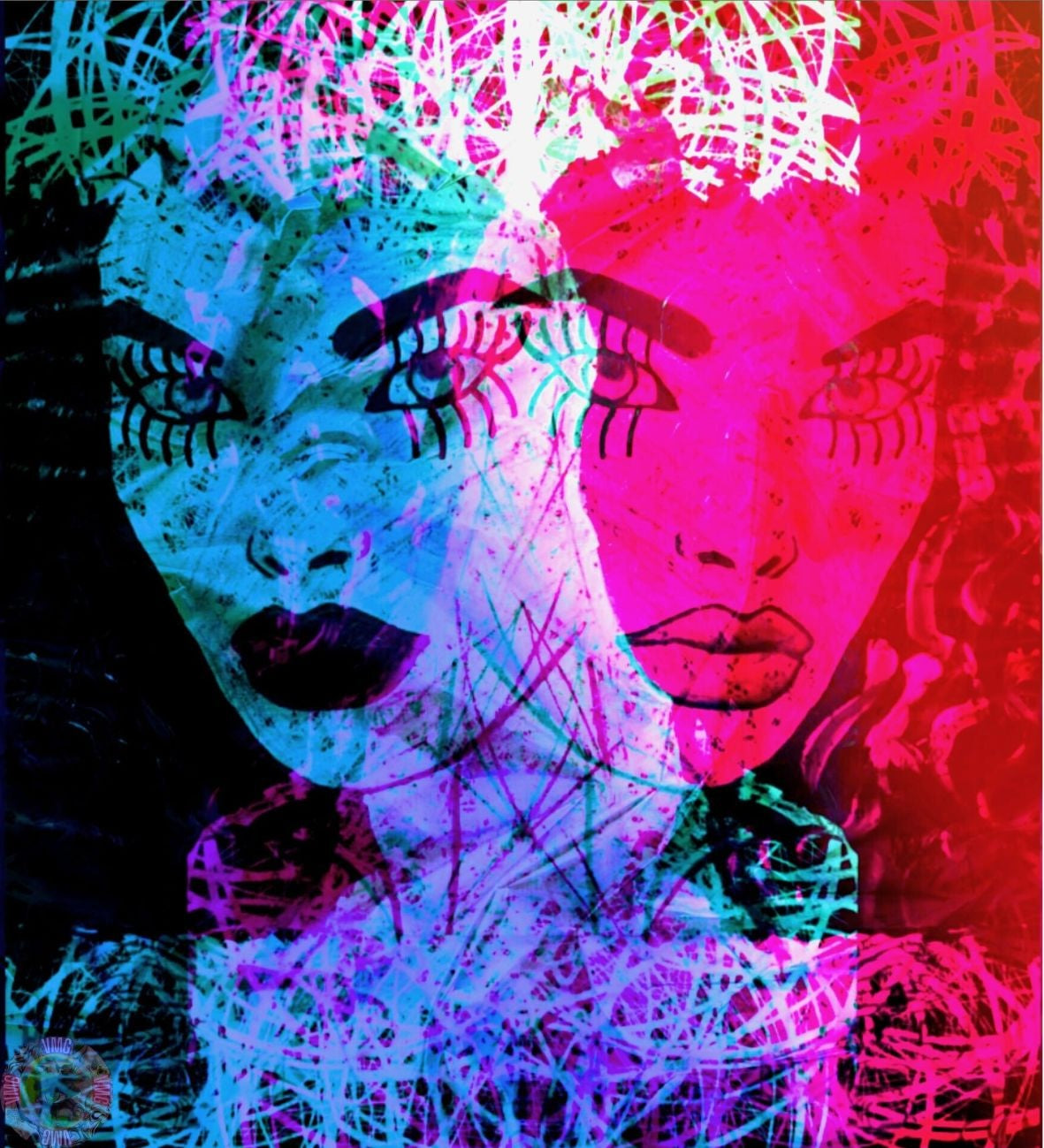 Marked IC5 - A 60x80cm Digital Painting Printed On Canvas (One Only)