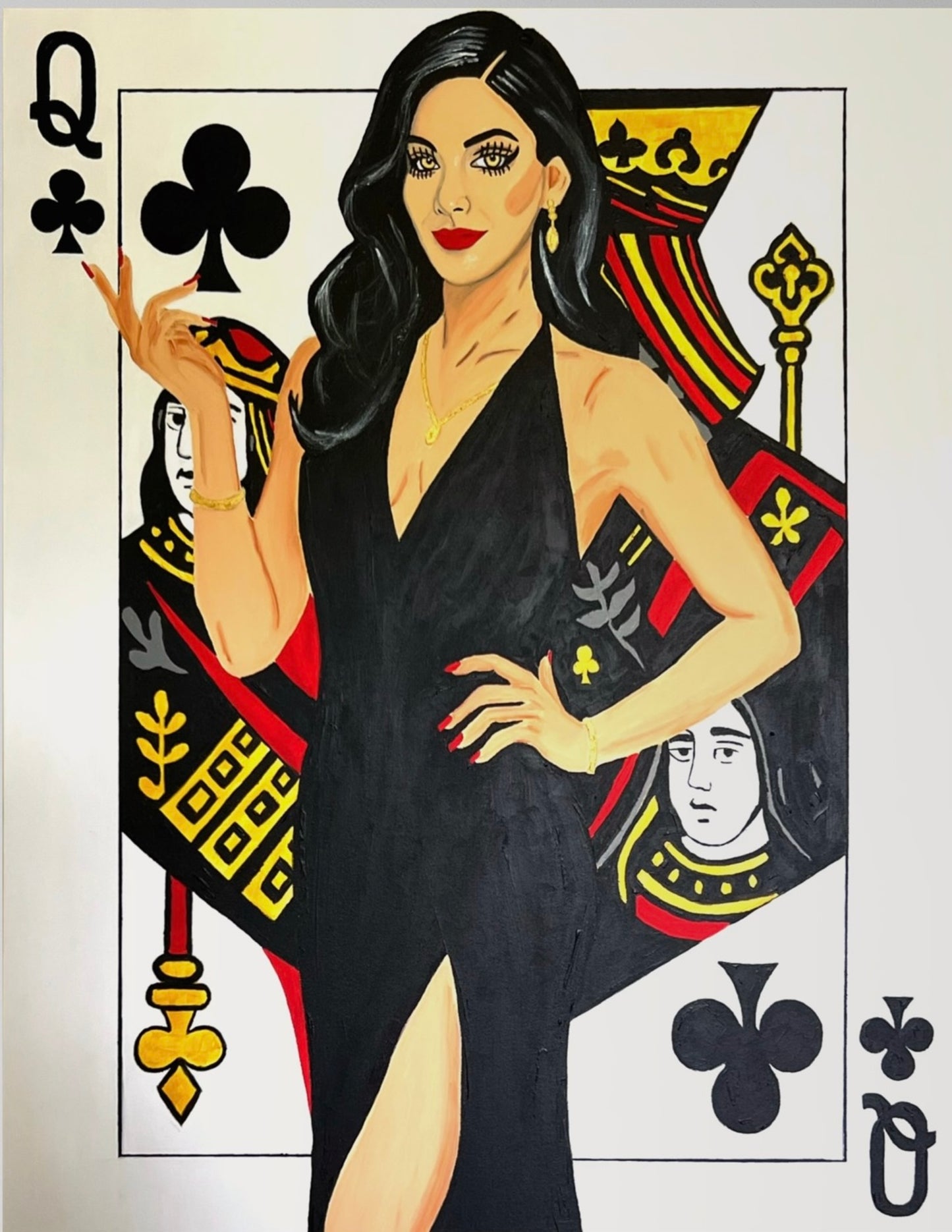 Deal With It: 80x100cm Acrylic Painting